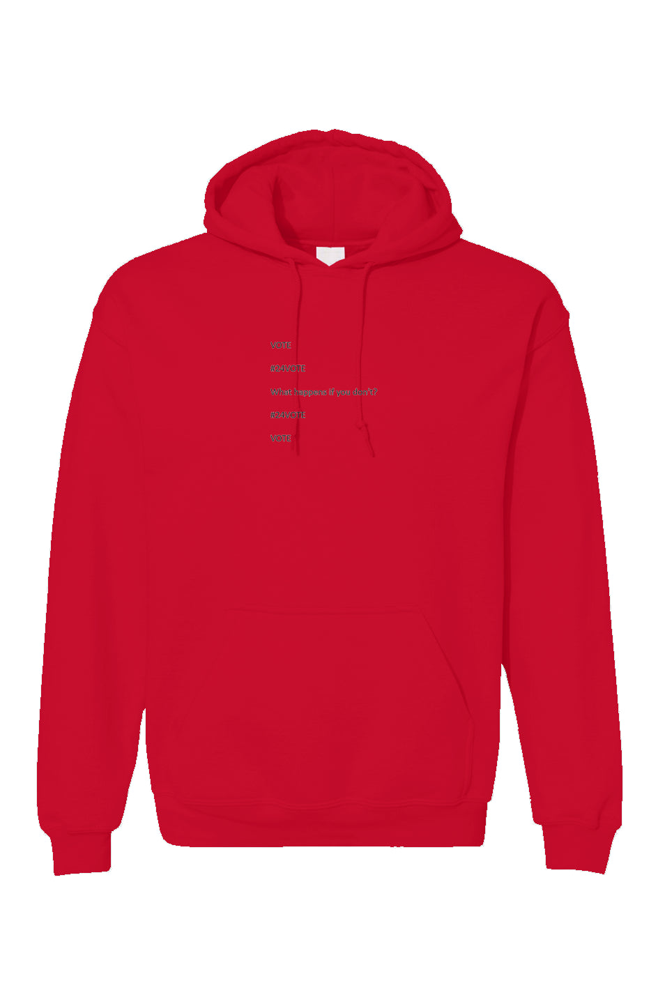 Unisex Gildan Hoodie RED #24VOTE